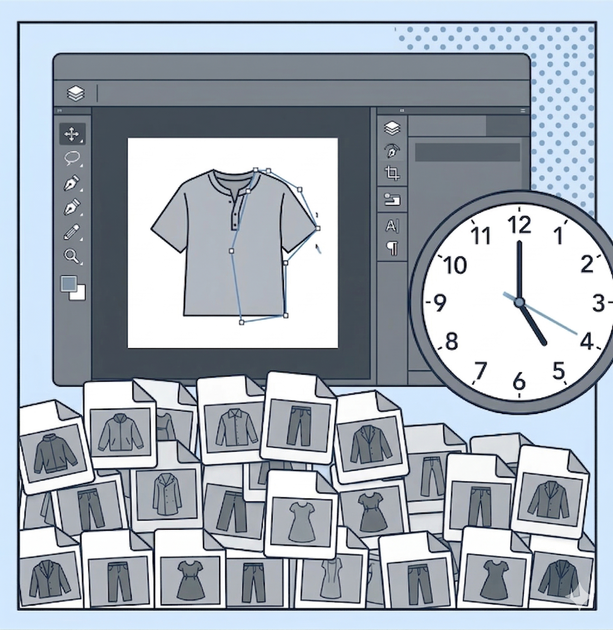 手作業でのトリミング